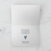 ウルフマウンテンフォレストボーイベビーシャワー サンキューカード (内部)