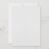 ウルフマウンテンフォレストボーイベビーシャワー 招待状 (裏面)