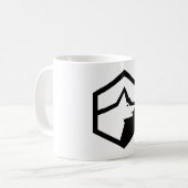 ウルフマウンテンホームステッドロゴ コーヒーマグカップ (正面左)