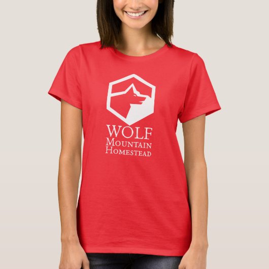 ウルフマウンテンホームステッド Tシャツ (正面)