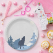 ウルフマウンテン ペーパープレート (パーティー)