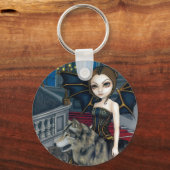 「ウルフマナー」キーチェーン キーホルダー (正面)