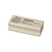 ウルフママ差出人住所 ラバースタンプ (スタンプ)