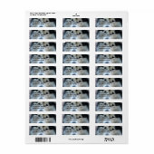 ウルフマラムテ差出人住所ラベル ラベル (フルシート)