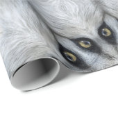 ウルフマンダラの激しい目と怒りの対称性 ラッピングペーパー (ロールコーナー)