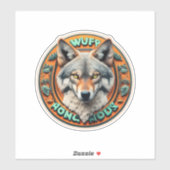 ウルフマンダラウルフラブスティッカーのためのウルフマンダラ シール (シート)