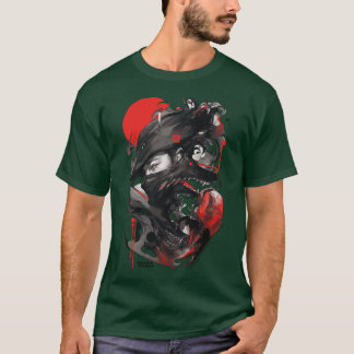 ウルフマン ヴェイパーウェーブ ストリートウェア アーバン プレミアム おもしろ ルーズ Tシャツ