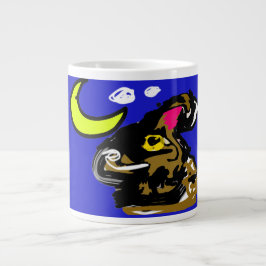 ウルフムーンの喜び ジャンボコーヒーマグカップ
