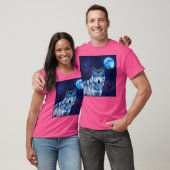 ウルフムーンティンバーウルフ Tシャツ (ユニセックス)