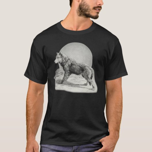 ウルフムーンプロフィール Tシャツ (正面)