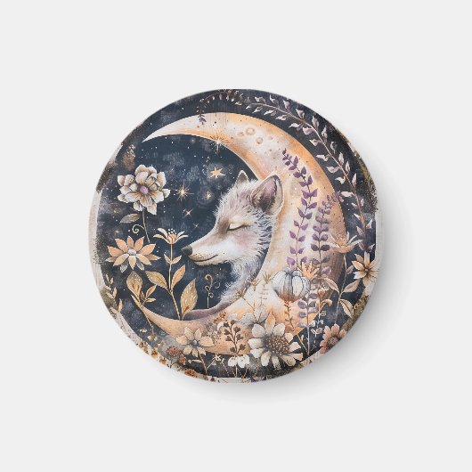 ウルフムーンマグネット マグネット (正面)