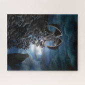 ウルフムーン – オオカミとゴーレム ジグソーパズル (横)