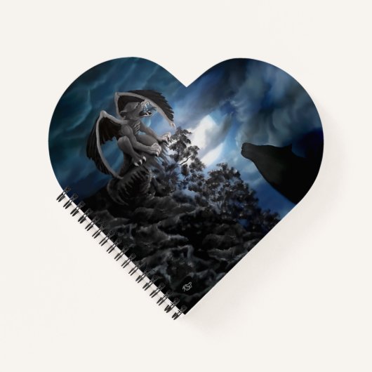 ウルフムーン – オオカミとゴーレム ノートブック (正面)