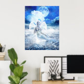 「ウルフムーン」ポスター ポスター (ホームオフィス)