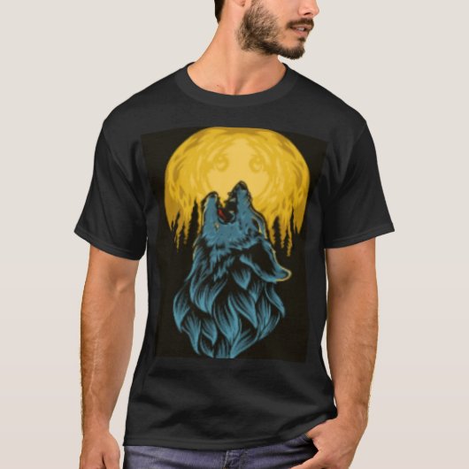 ウルフムーン Tシャツ (正面)
