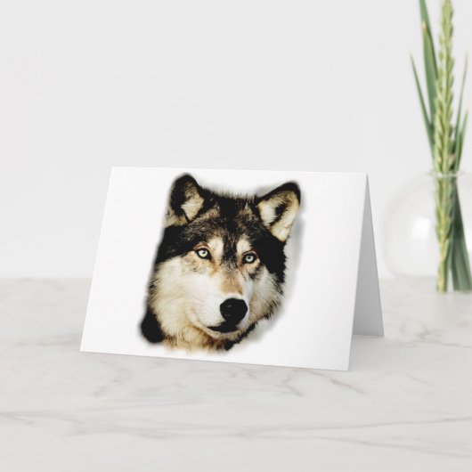 ウルフユニークやる気を起こさせる カード (正面)