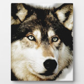 ウルフユニークやる気を起こさせる フォトプラーク (正面)