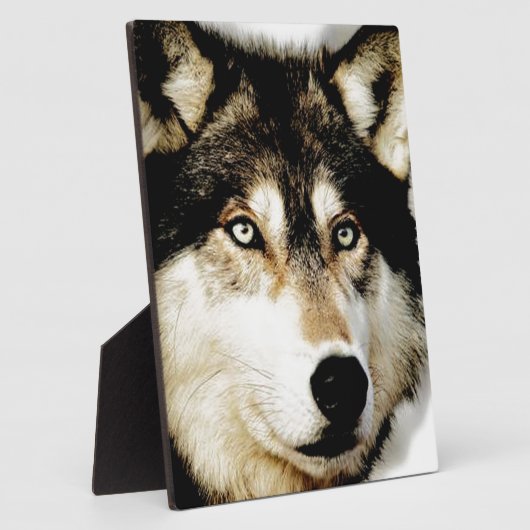 ウルフユニークやる気を起こさせる フォトプラーク (側面)