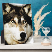 ウルフユニークやる気を起こさせる フォトプラーク (側面)