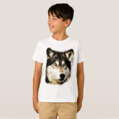 ウルフユニークやる気を起こさせる Tシャツ (正面フル)