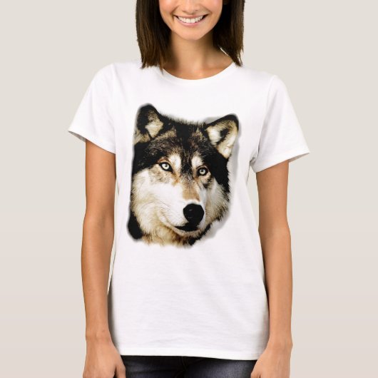 ウルフユニークやる気を起こさせる Tシャツ (正面)