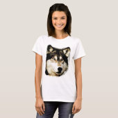 ウルフユニークやる気を起こさせる Tシャツ (正面フル)
