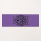 ウルフヨガマット、ホームエクササイズピラティス用マット ヨガマット (正面(横))