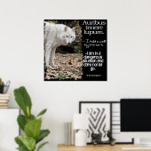 ウルフラテン引用文テレンス ポスター (ホームオフィス)