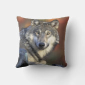 ウルフラバーズアート クッション (裏面)