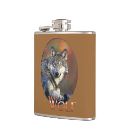 ウルフラバーズアート フラスク