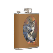 ウルフラバーズアート フラスク (右)