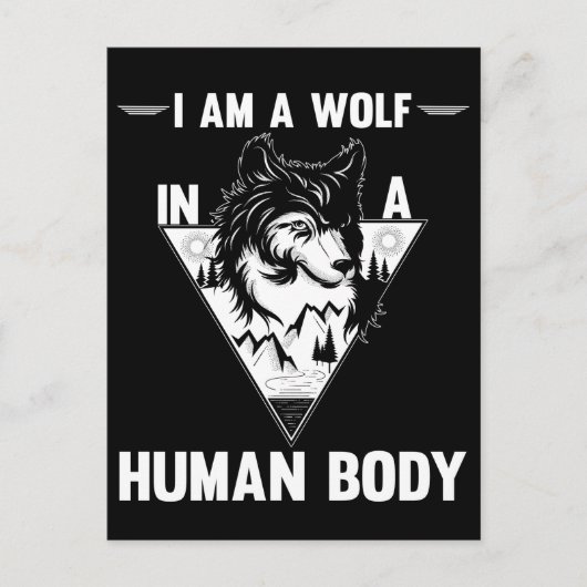 ウルフラバーフォレストアニマル ポストカード (正面)