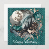 ウルフランドスケープ&ムーンハッピーバースデーメンズ (正面/裏面)