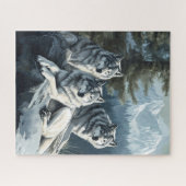 ウルフリラックスズ・イン・ザ・フォレストパズル ジグソーパズル (横)