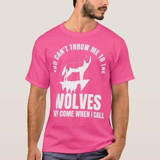 ウルフリーダー狼オオカミ人満月リーダー妖精 Tシャツ (正面)