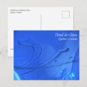 ウルフルームアットホテルデグラスケベック，カナダ ポストカード (正面/裏面)