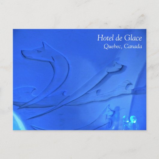 ウルフルームアットホテルデグラスケベック，カナダ ポストカード (正面)