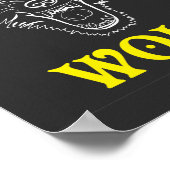 ウルフロゴの看板とシンボルポスター ポスター (角)