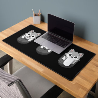 ウルフワイルド動物愛好家ハンター動物学 デスクマット