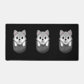 ウルフワイルド動物愛好家ハンター動物学 デスクマット (正面)