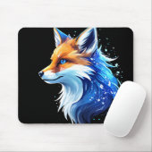 ウルフ付きマウスパッドデザイン マウスパッド (マウス)