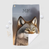 ウルフ写真モノグラム ゴルフタオル (インサイチュ)