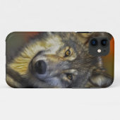ウルフ写真芸術精神ガイド動物の愛 Case-Mate iPhoneケース (裏面(横))