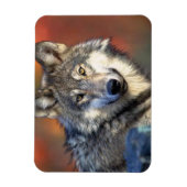 ウルフ写真 マグネット (縦)