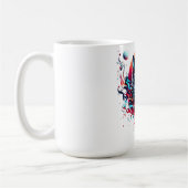 ウルフ太陽のトーテム – 火と月光の融合 コーヒーマグカップ (左)