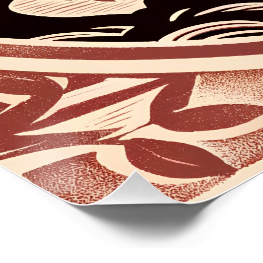 ウルフ好きのアートワーク自然ラブウルフ ポスター (コーナー)