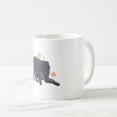 ウルフ威厳のあるパック コーヒーマグカップ (正面右)