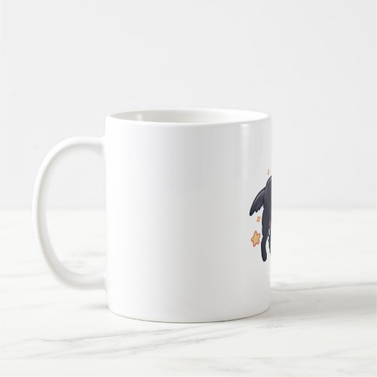 ウルフ威厳のあるパック コーヒーマグカップ (左)
