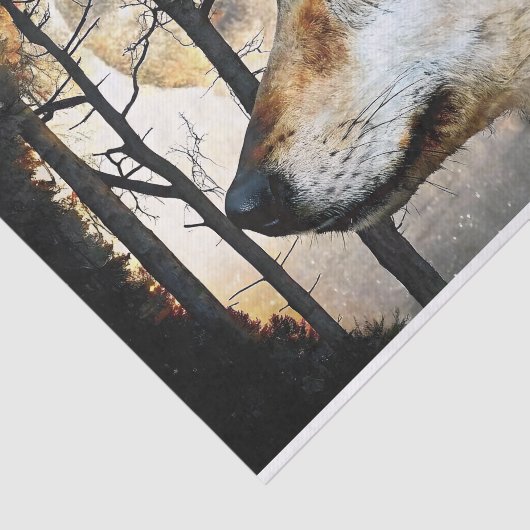 ウルフ威厳のあるプロファイルの切り離し 薄葉紙 (詳細)