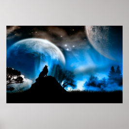 ウルフ威厳のあるポスター ポスター